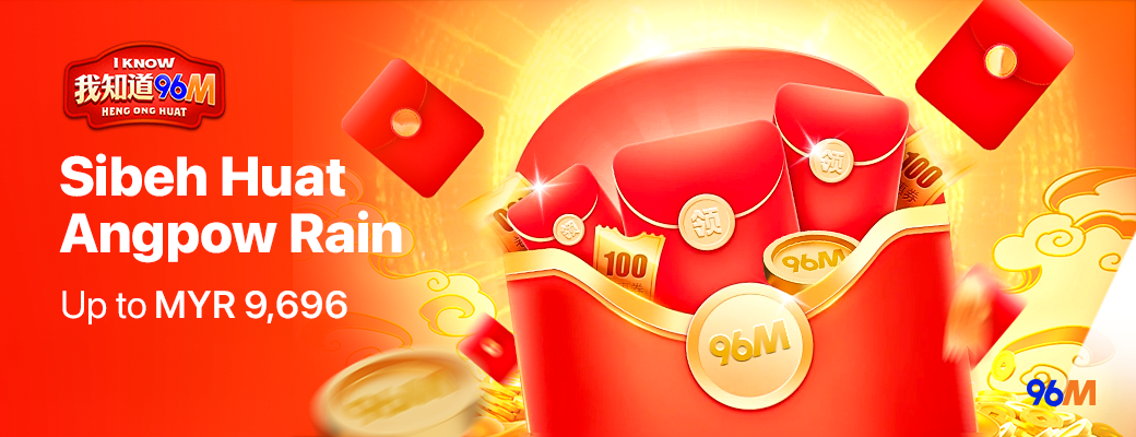 96M Casino SIBEH HUAT ANGPOW RAIN