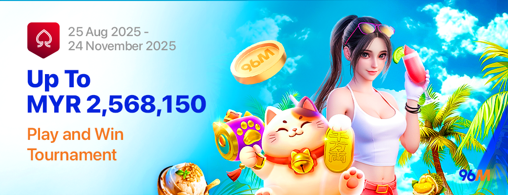 96M Casino SPADEGAMING PLAY & WIN TOURNAMENT
