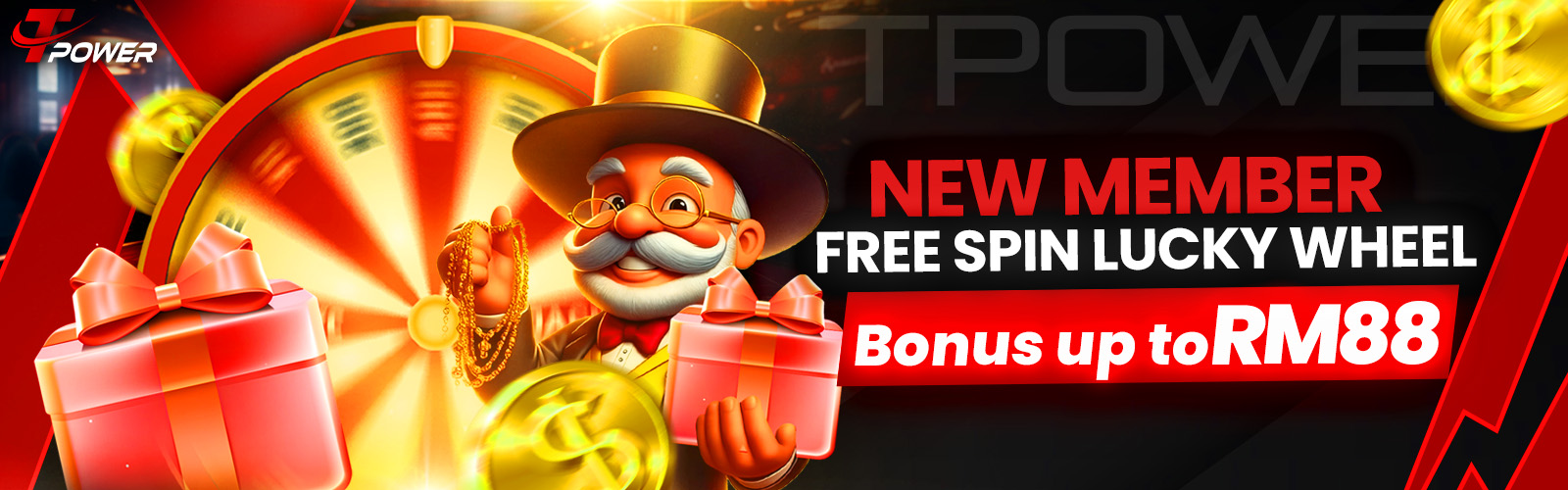 tpower casino free spin bonus