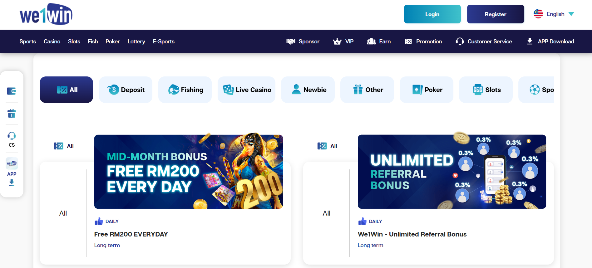 we1win promotion page